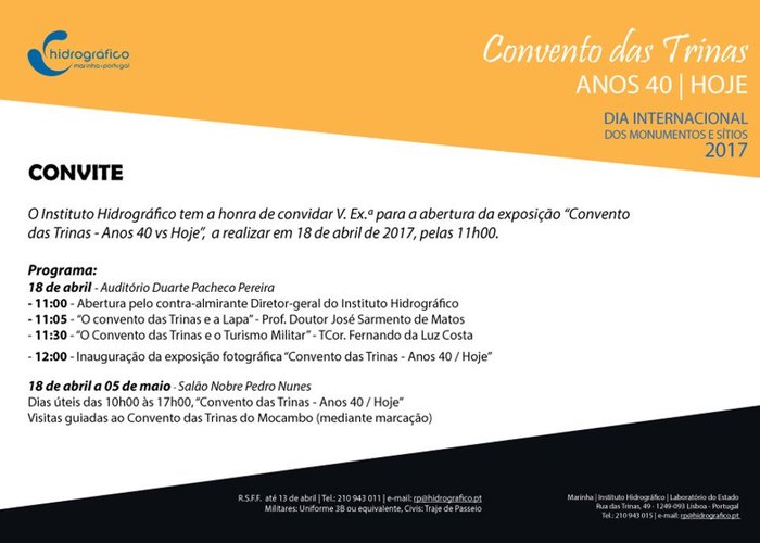 Inauguração da Exposição - Convento das Trinas, Anos 40 - Hoje