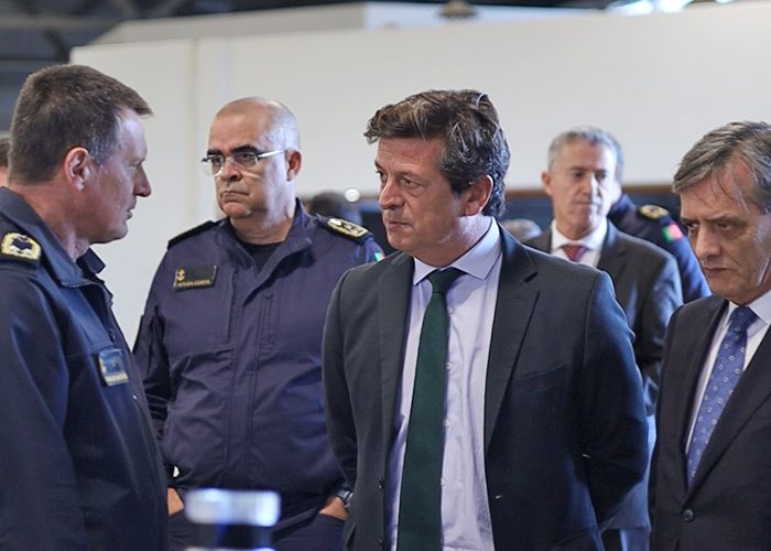 Hydrographic Institute present during the visit of the Secretary of State for Fisheries and the Sea to the CEOM
