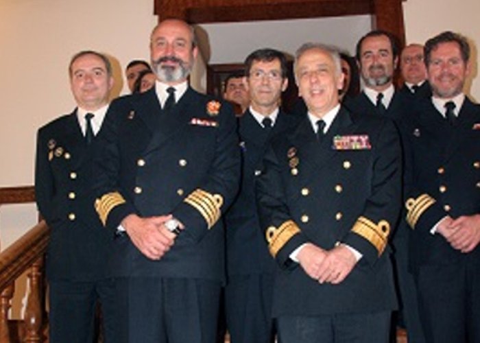 Diretor do Instituto Hidrográfico da Marinha de Espanha visita IH20