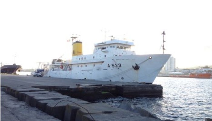 Navio hidrográfico da Marinha NRP “Almirante Gago Coutinho” em missão