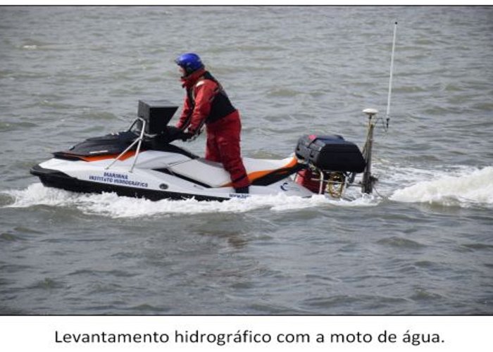 IH realiza levantamento hidrográfico na Zona do Raso – Cala das Barcas