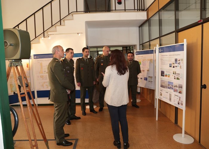 Visita de estudo dos militares do Curso De Informação Cartográfica do Centro De Informação Geoespacial do Exército