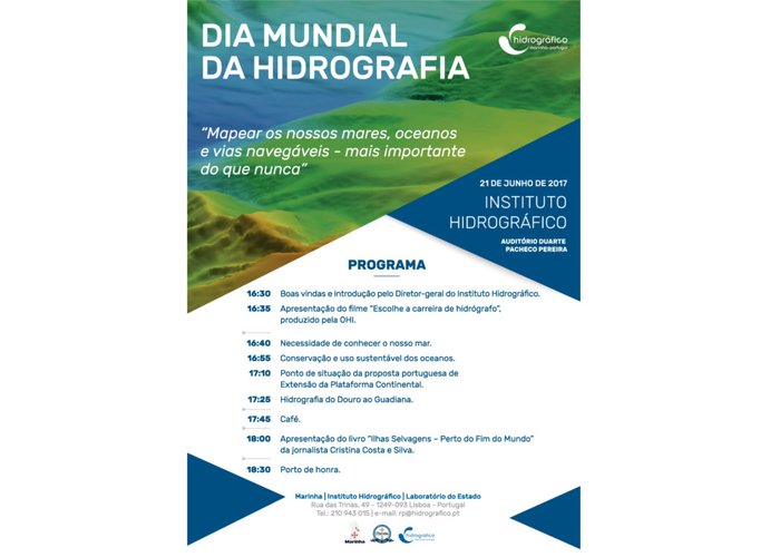 No dia 21 de junho comemora-se o Dia Mundial da Hidrografia