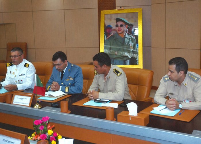 Visita às Forças Armadas Reais de Marrocos