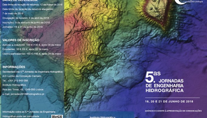 Quinta edição das Jornadas de Engenharia Hidrográfica
