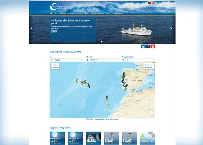 Instituto Hidrográfico comemora o Dia Nacional do Mar com novo portal da Internet