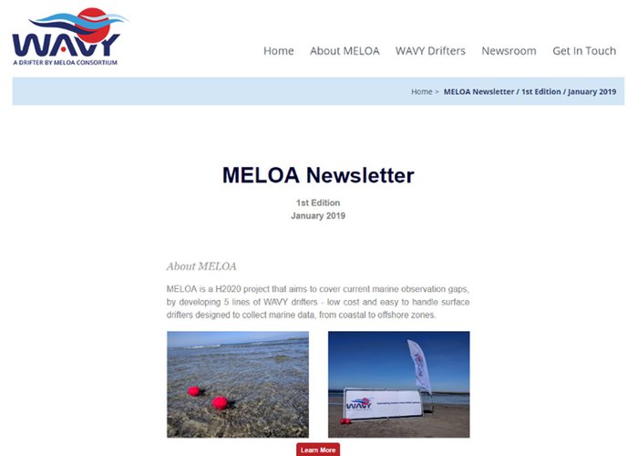 Projeto MELOA em Newsletter