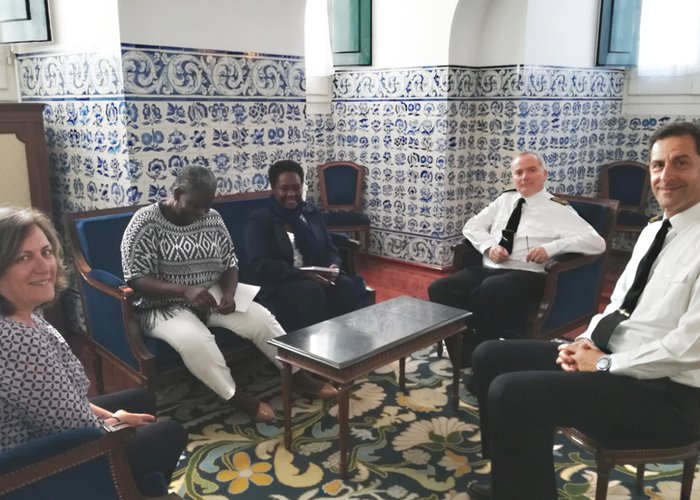 IH recebe estagiárias do Instituto Nacional de Hidrografia e Navegação de Moçambique