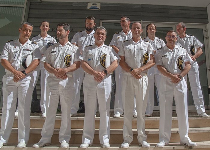 Visita do Curso de Aperfeiçoamento em Autoridade Marítima ao IH