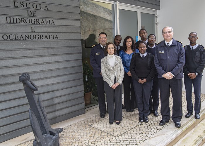 Alunos Finalistas da Academia Naval de Angola realizaram Estágio no IH - 2019