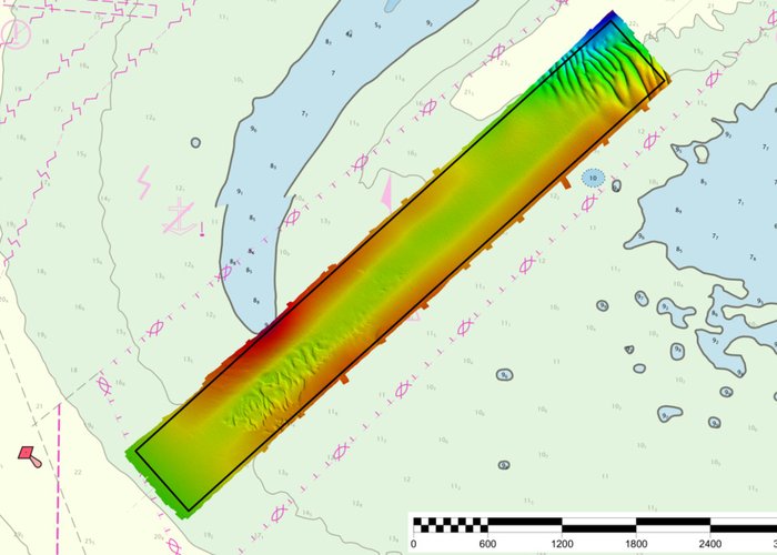 Levantamento hidrográfico no Passo da Barra Sul do Porto de Lisboa - 2020