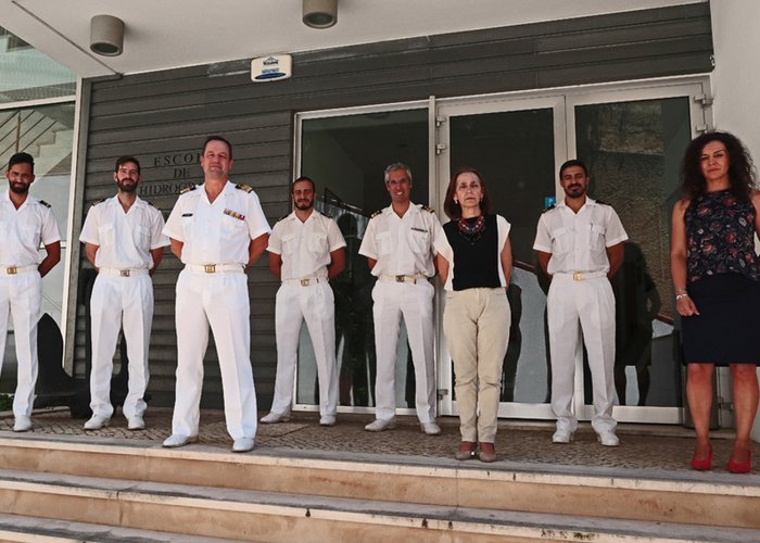 Curso de Especialização em Armas Submarinas frequenta parte do módulo Acústica e Oceanografia II na EHO