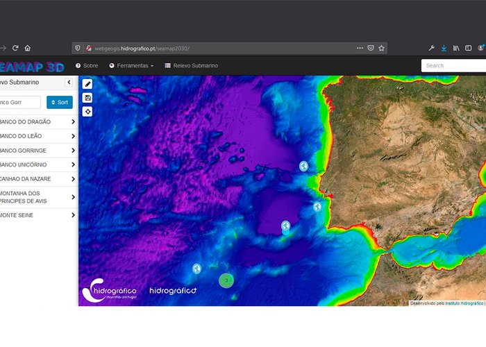 Portal Interativo SEAMAP 3D
