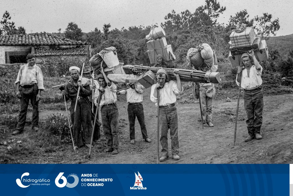 Mudança de acampamento da brigada de terra