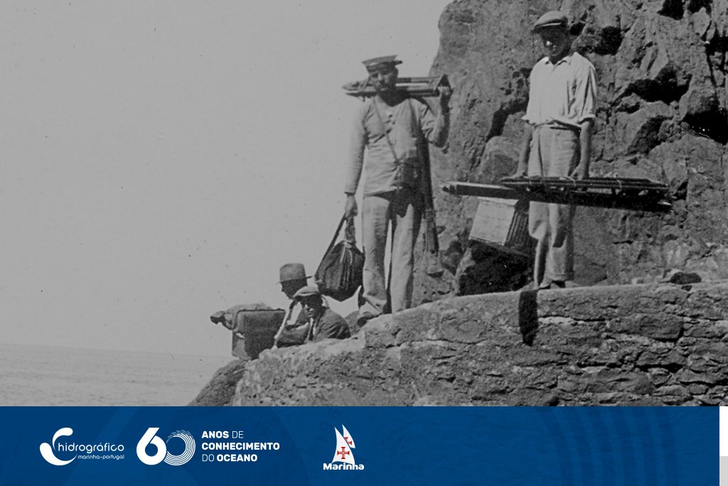 Esperando o «Gavião» (vapor de cabotagem da Madeira) na ponta do pesqueiro