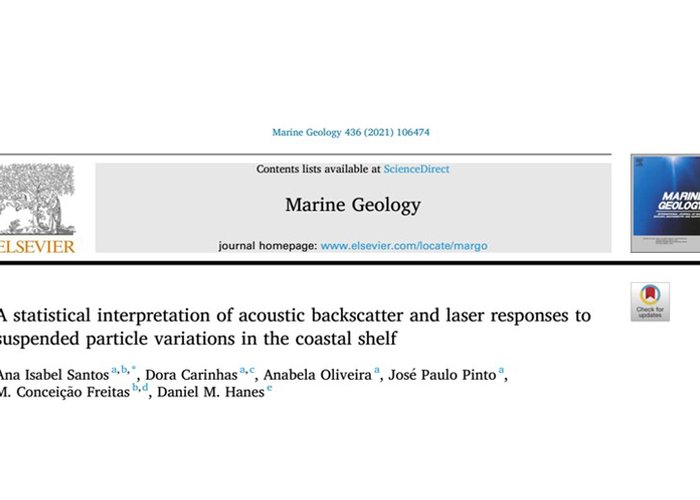 Internacional Marine Geology publica trabalho de coolaboradores do IH