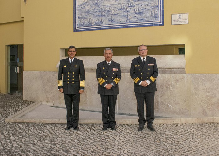 Visita do Comandante da Armada Nacional da República da Colômbia ao IH