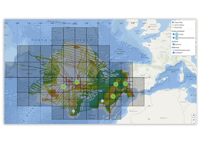 Instituto Hidrográfico disponibiliza dados do relevo do fundo marinho