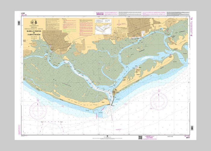 Nova Edição da Carta Náutica da Barra e Portos de Faro e Olhão