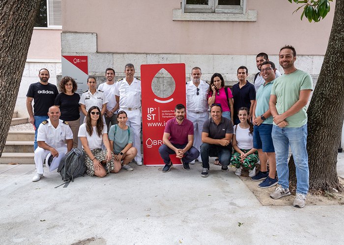 Colaboradores do Instituto Hidrográfico fazem dádiva de sangue