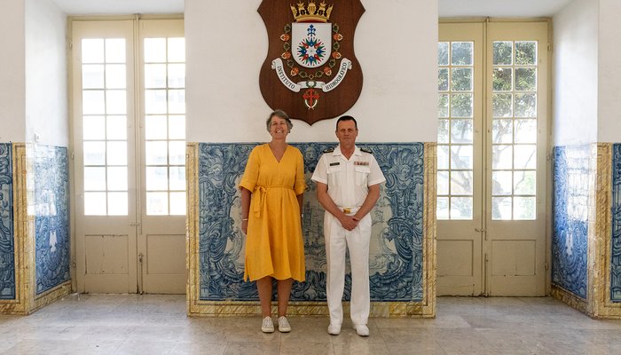Embaixadora do Reino dos Países Baixos visita o Instituto Hidrográfico