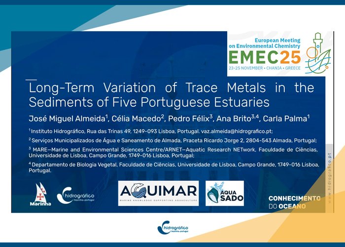 Instituto Hidrográfico participa no European Meeting on Environmental Chemistry