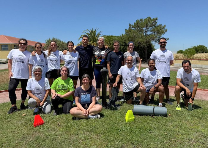 Ginástica Laboral na Base Hidrográfica da Azinheira
