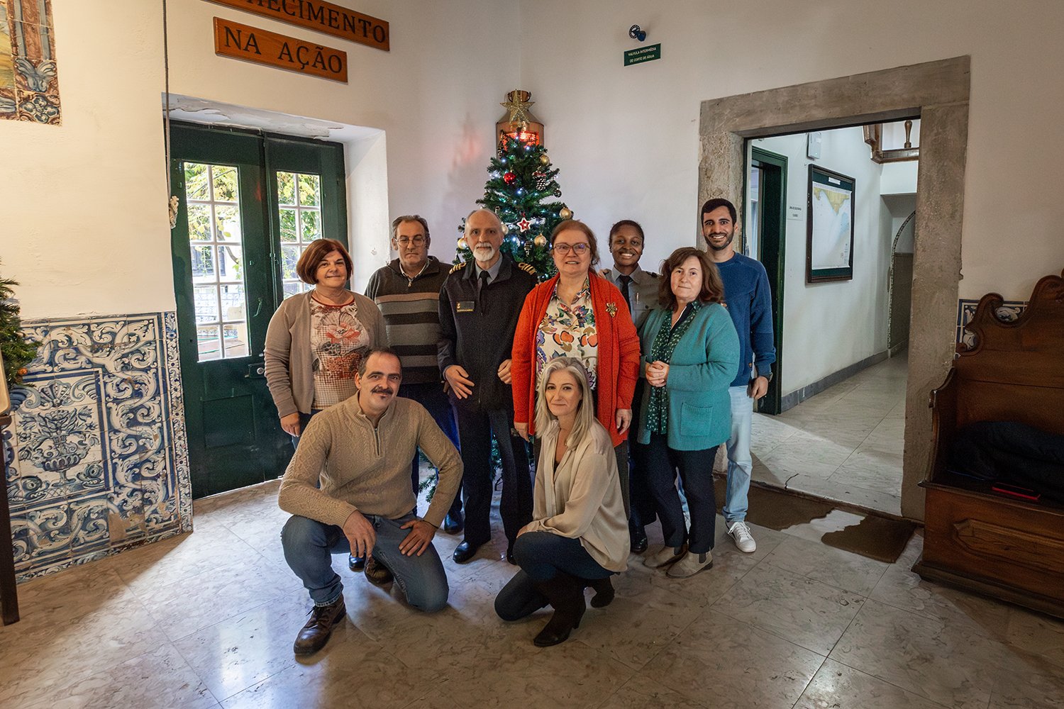 Presépio e Árvore de Natal do Instituto Hidrográfico