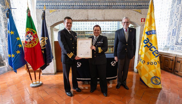 Instituto Hidrográfico renova Certificação de Qualidade