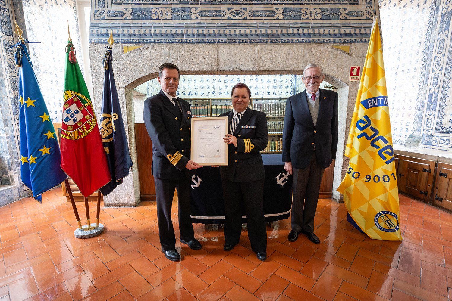 Instituto Hidrográfico renova Certificação de Qualidade