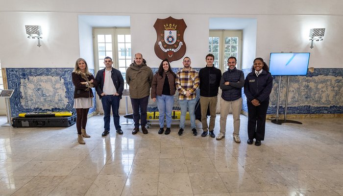 Instituto Hidrográfico recebe visita de alunos do Curso de Formação para Operador de Tráfego Marítimo