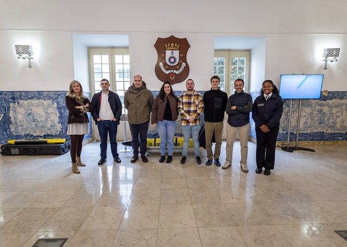 Instituto Hidrográfico recebe visita de alunos do Curso de Formação para Operador de Tráfego Marítimo