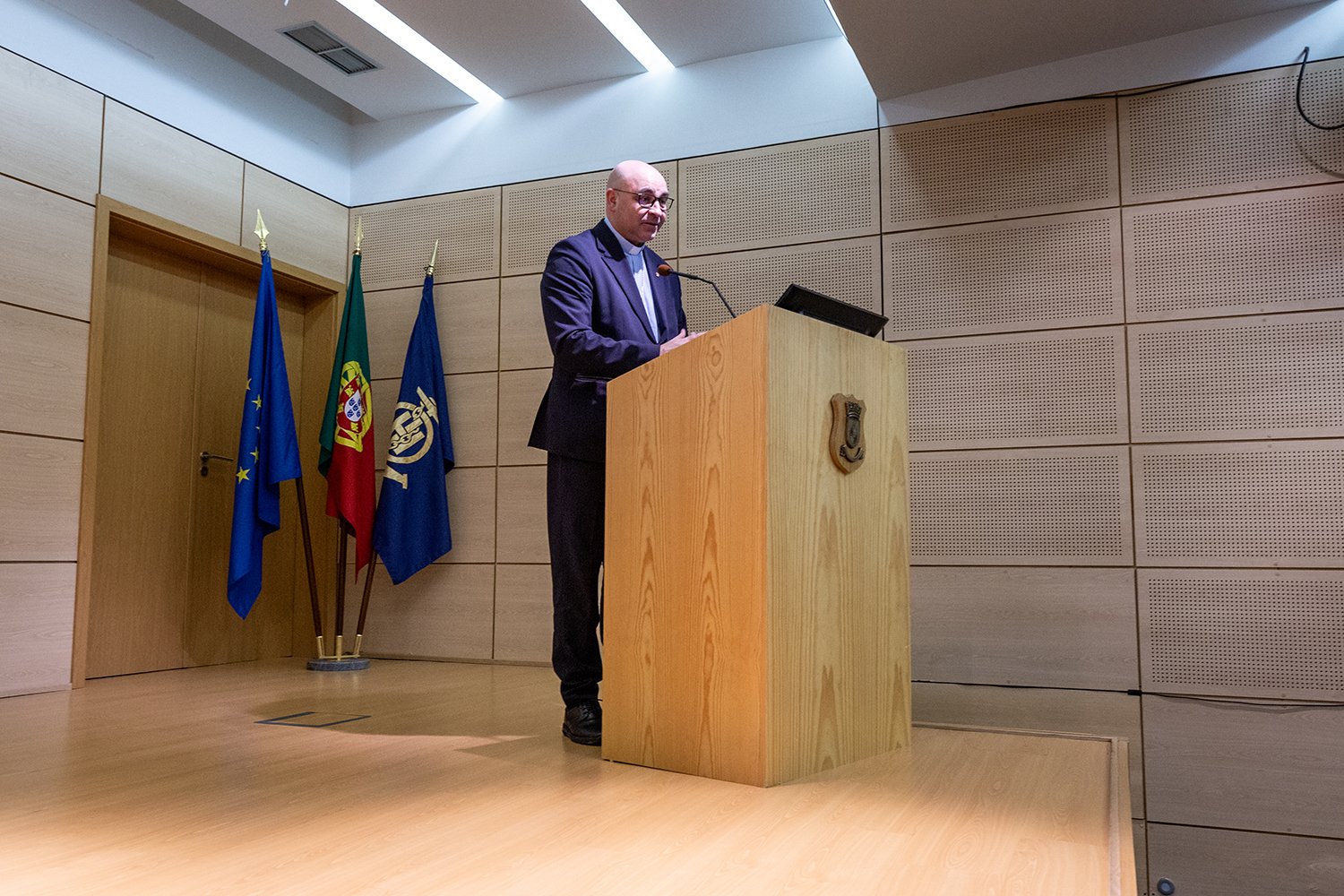 Portuguese Hydrographic Institute receives visit from the Bishop of the Armed Forces and Security Forces