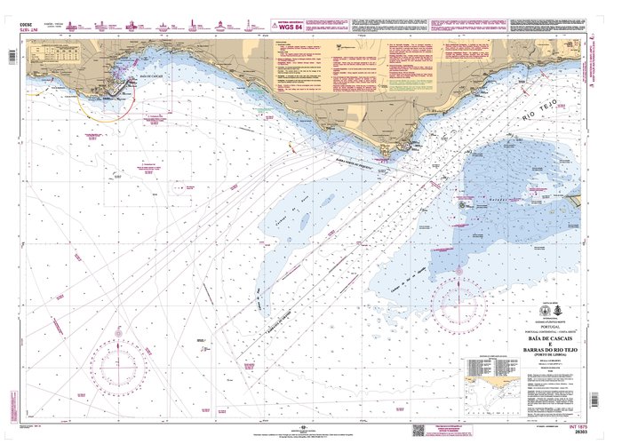 26303 (INT1875) "Baía de Cascais e Barras do Rio Tejo (Lisbon Harbour)"
