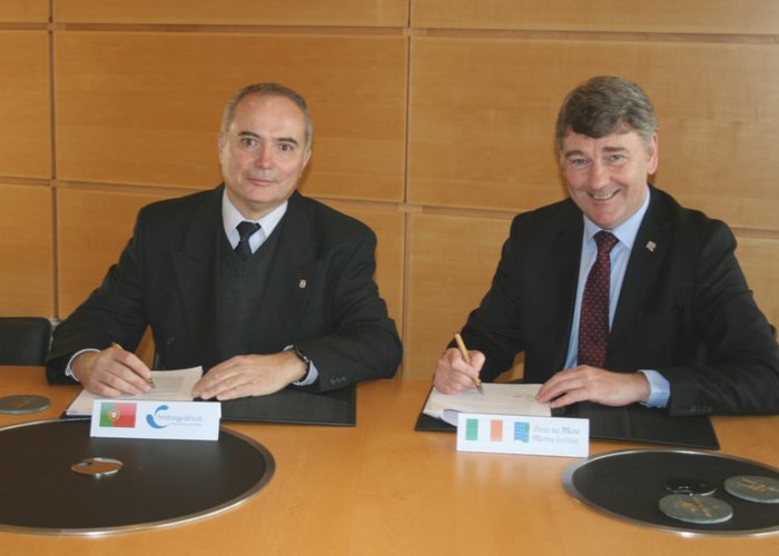 Assinado um Memorando de Entendimento entre o Marine Institute e o Instituto Hidrográfico