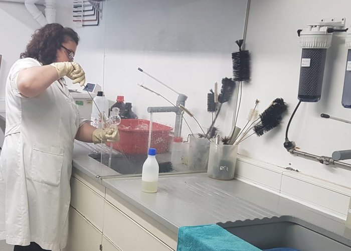 Análises de amostras recolhidas em campanha de monitorização