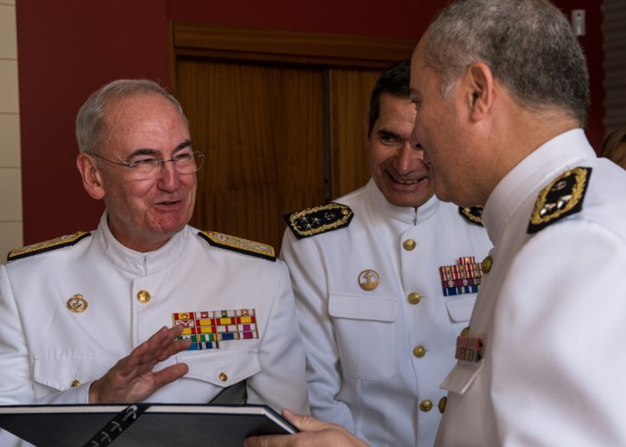 Cerimónia de apresentação das novas edições das cartas náuticas 440-A (Espanhola) e 26312 (Portuguesa)