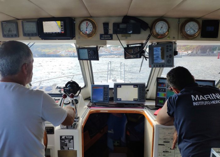 Levantamento topo-hidrográfico no grupo central do Arquipélago dos Açores - 2019