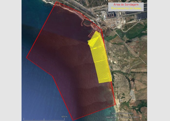 Levantamento Topo-hidrográfico na praia de São Torpes