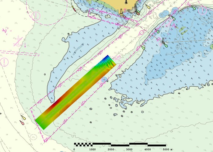 Levantamento da barra sul do rio Tejo