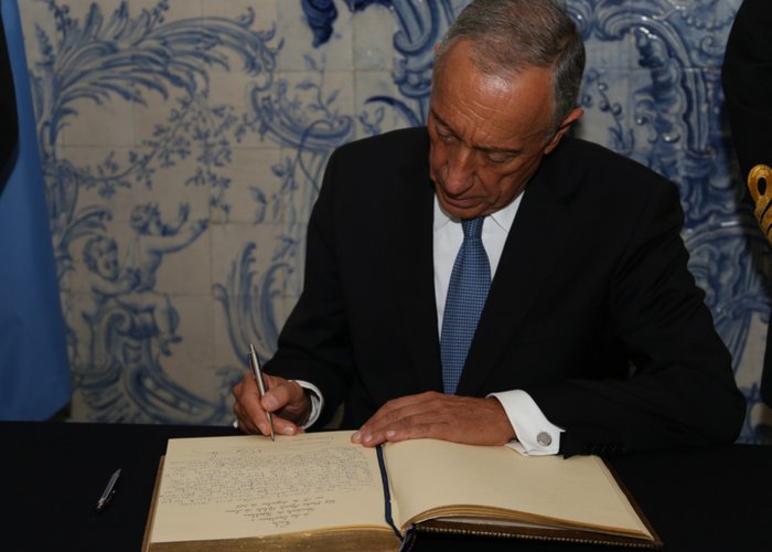 Visita de sua Excelência o Presidente da República Portuguesa no âmbito das comemorações dos 700 anos da Marinha.