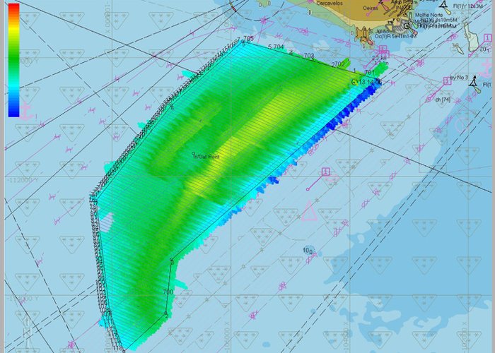 Levantamento hidrográfico no Cachopo do Norte, Cabeça do Pato e Golada do Bugio