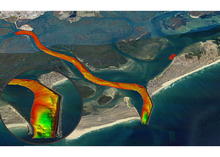 Levantamento topo-hidrográfico em Faro e Olhão
