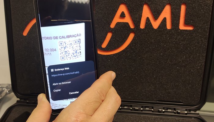 Centro de Instrumentação Marítima introduz QR Code na sua etiqueta de calibração