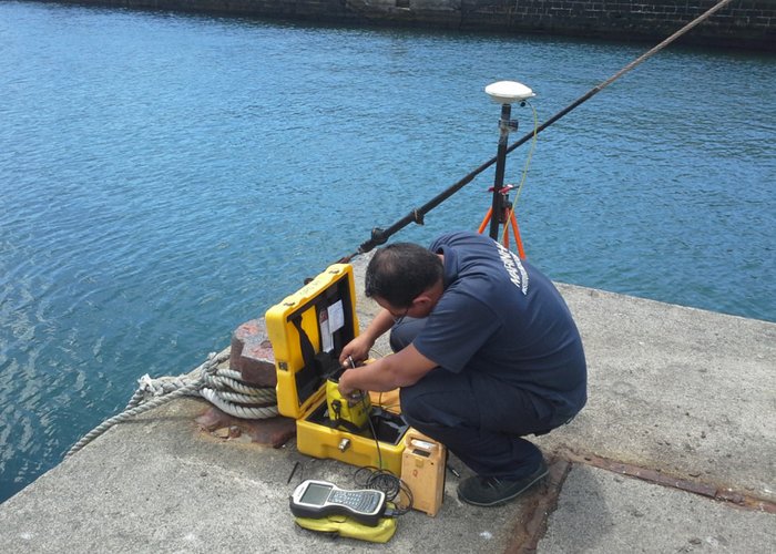 Levantamentos topo-hidrográficos na Região Autónoma dos Açores