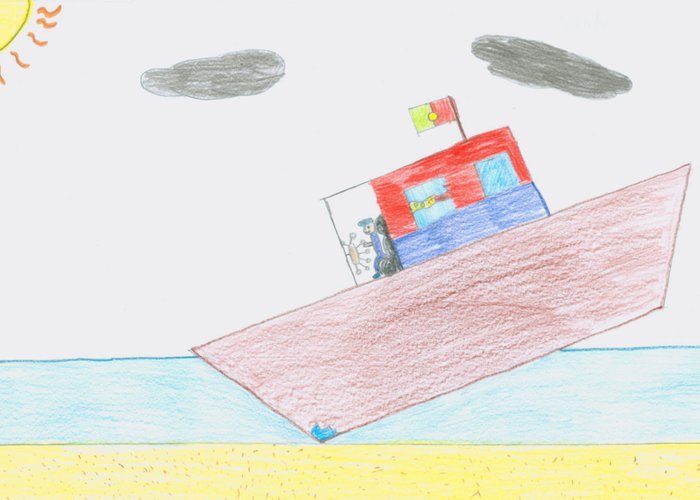 Aula sobre as marés na Escola Básica da Quinta da Cabouca