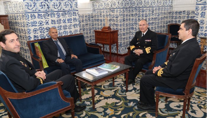 Diretor-geral do IH recebe a visita do Diretor do Instituto Nacional de Oceanografia da índia – Goa