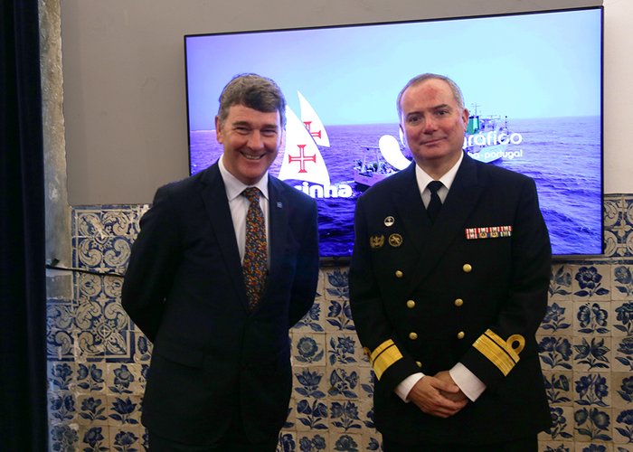 Visita do Diretor-geral do Marine Institute da Irlanda ao Instituto Hidrográfico