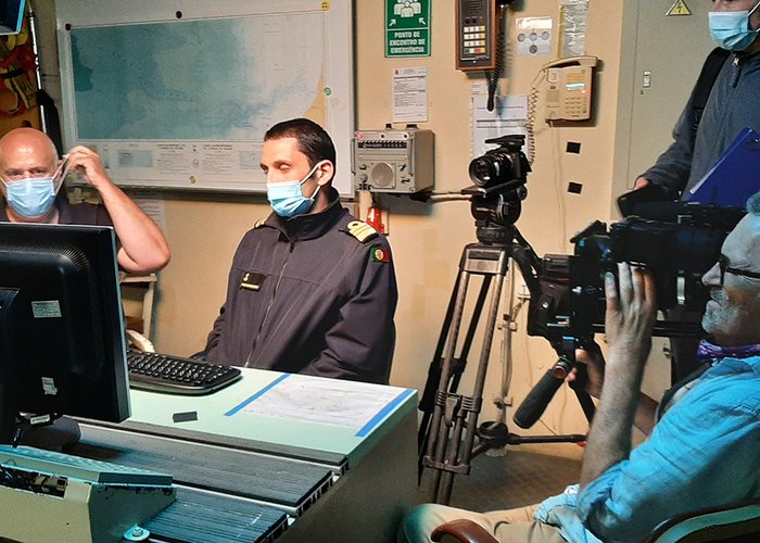 Fundeamento da bóia CS88/1 + Filmagens de documentário BBC