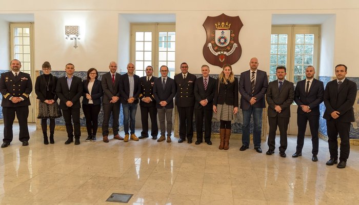 IH recebe um grupo de participantes do European Coast Guard Functions Forum